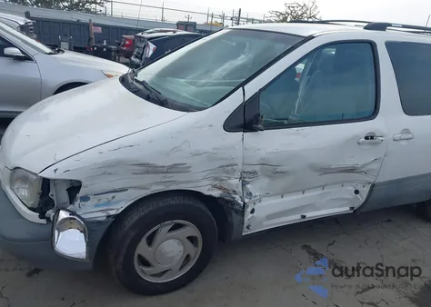 1999 Toyota Sienna Le z USA, uszkodzony, nr VIN 4T3ZF13C1XU123104